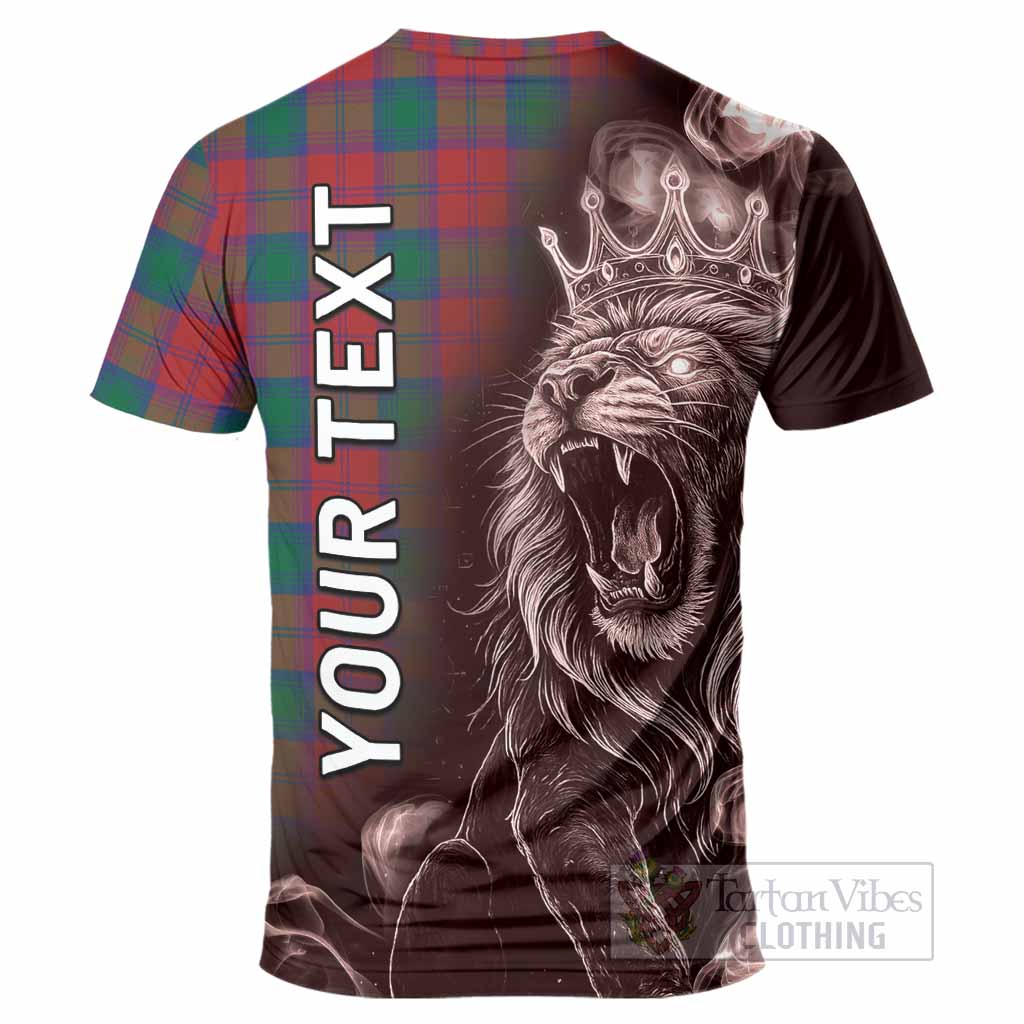 Fotheringham (Fotheringhame) Tartan T-Shirt Roaring Lion Heritage