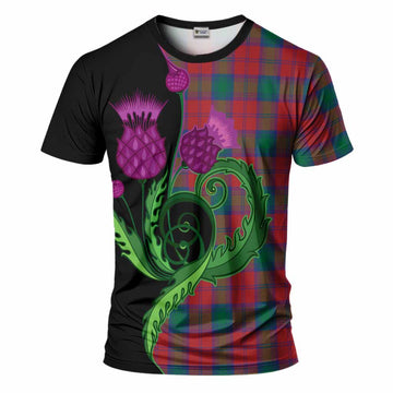 Fotheringham (Fotheringhame) Tartan T-Shirt Traditional Scottish Thistle