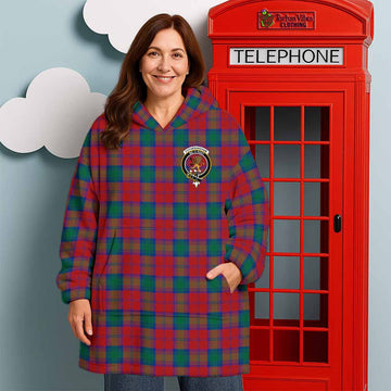 Fotheringham (Fotheringhame) Tartan Wearable Blanket with Family Crest - Tartan Vibes Clothing