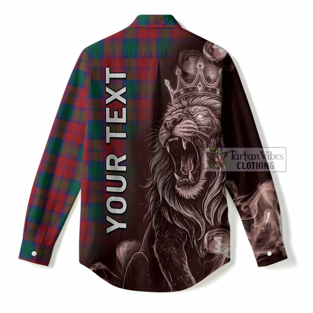 Fotheringham (Fotheringhame) Tartan Women Casual Shirt Roaring Lion Heritage