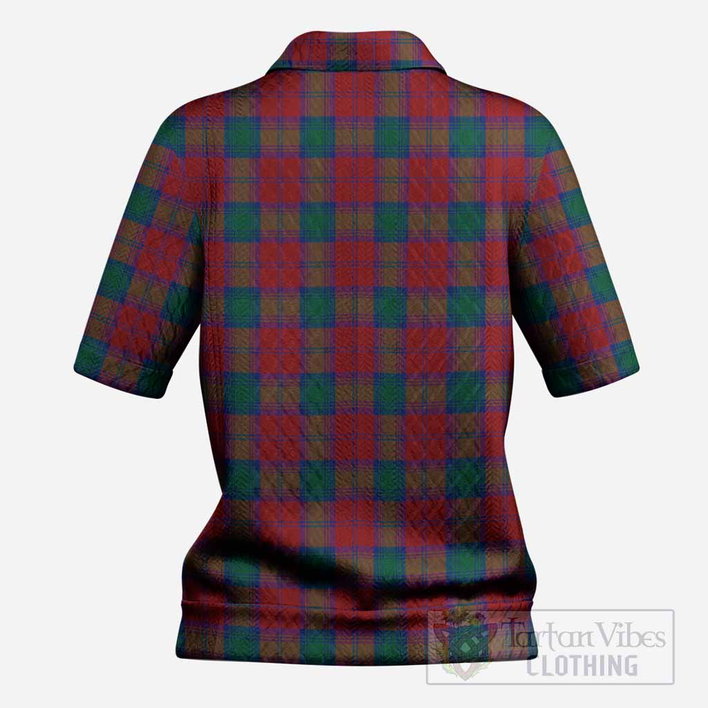 Fotheringham (Fotheringhame) Tartan Women’s Polo Sweater Top with Family Crest