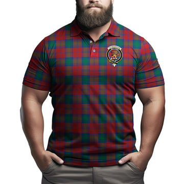 Fotheringham (Fotheringhame) Tartan Men's Polo Shirt with Family Crest