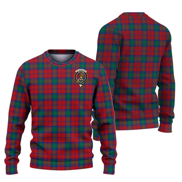 Fotheringham Tartan Knitted Sweater with Family Crest