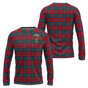 Fotheringham Tartan Long Sleeve T-Shirt with Family Crest