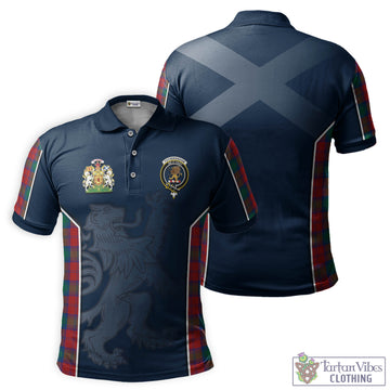 Fotheringham Modern Tartan Men's Polo Shirt with Family Crest and Lion Rampant Vibes Sport Style