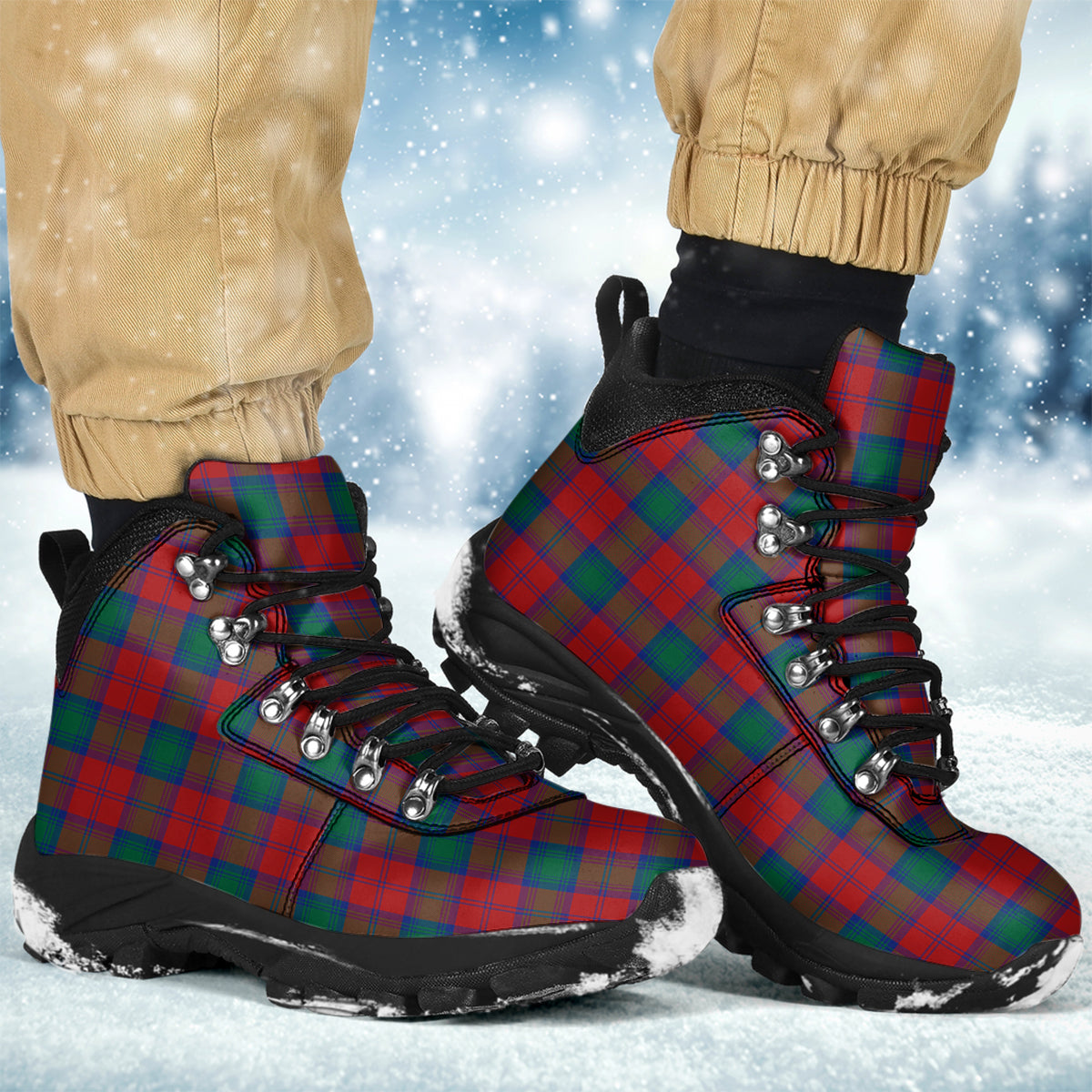 Fotheringham Modern Tartan Alpine Boots - Tartanvibesclothing