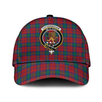 Fotheringham Modern Tartan Classic Cap with Family Crest