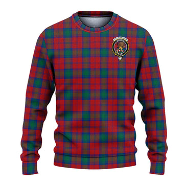 Fotheringham Modern Tartan Knitted Sweater with Family Crest - Tartanvibesclothing