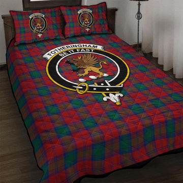 Fotheringham Tartan Quilt Bed Set with Family Crest