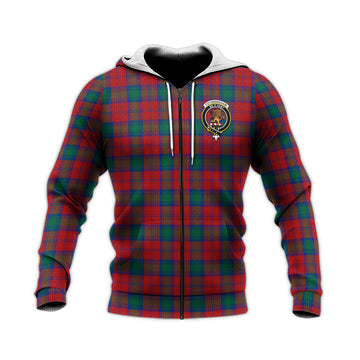 Fotheringham (Fotheringhame) Tartan Knitted Hoodie with Family Crest