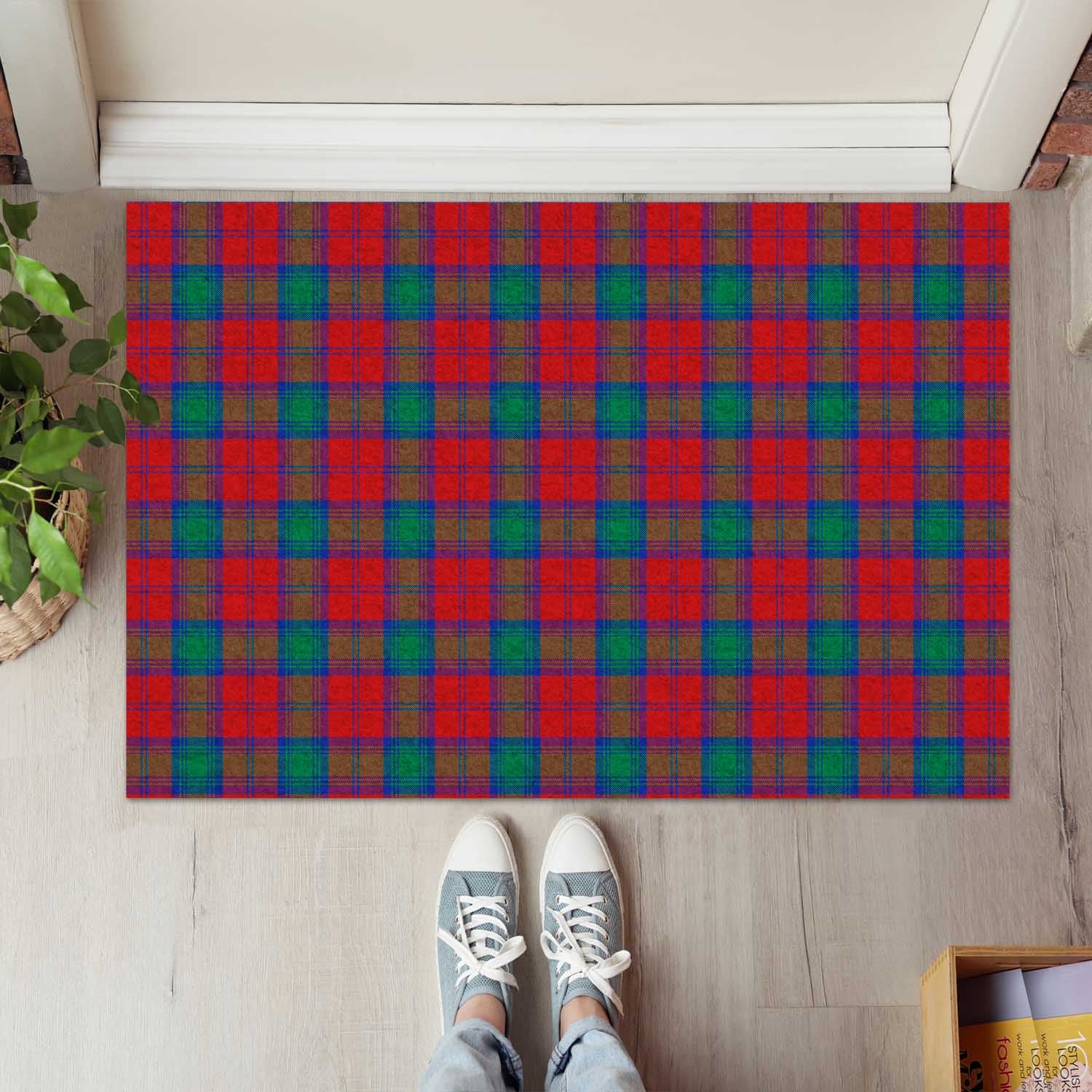 Fotheringham Modern Tartan Door Mat - Tartanvibesclothing