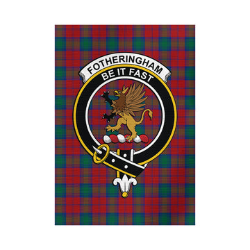 Fotheringham (Fotheringhame) Tartan Flag with Family Crest - Tartan Vibes Clothing