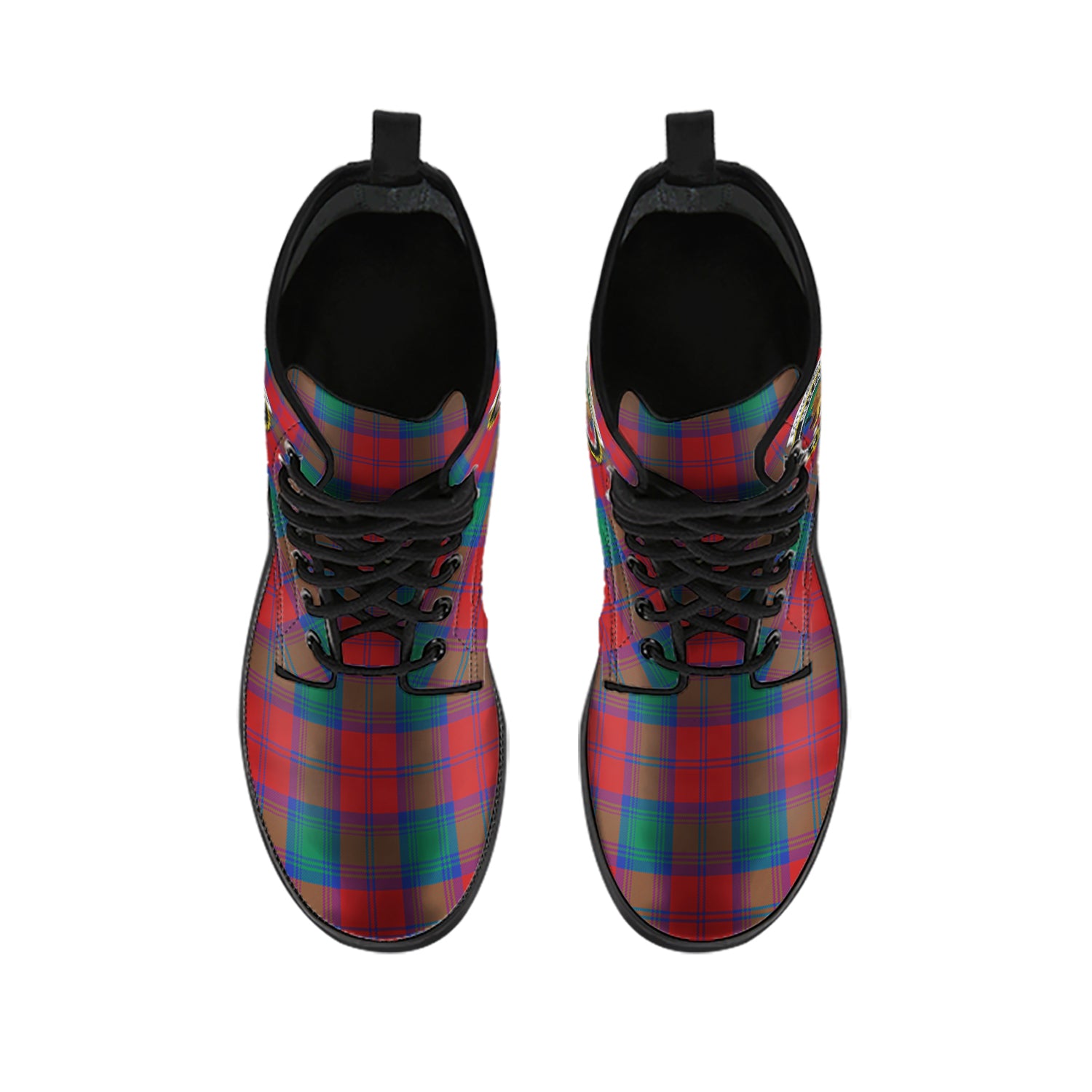 fotheringham-modern-tartan-leather-boots-with-family-crest