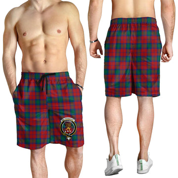 Fotheringham (Fotheringhame) Tartan Mens Shorts with Family Crest