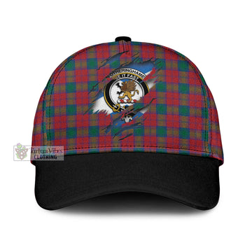 Tartan Vibes Clothing Fotheringhame Tartan Classic Cap with Family Crest In Me Style