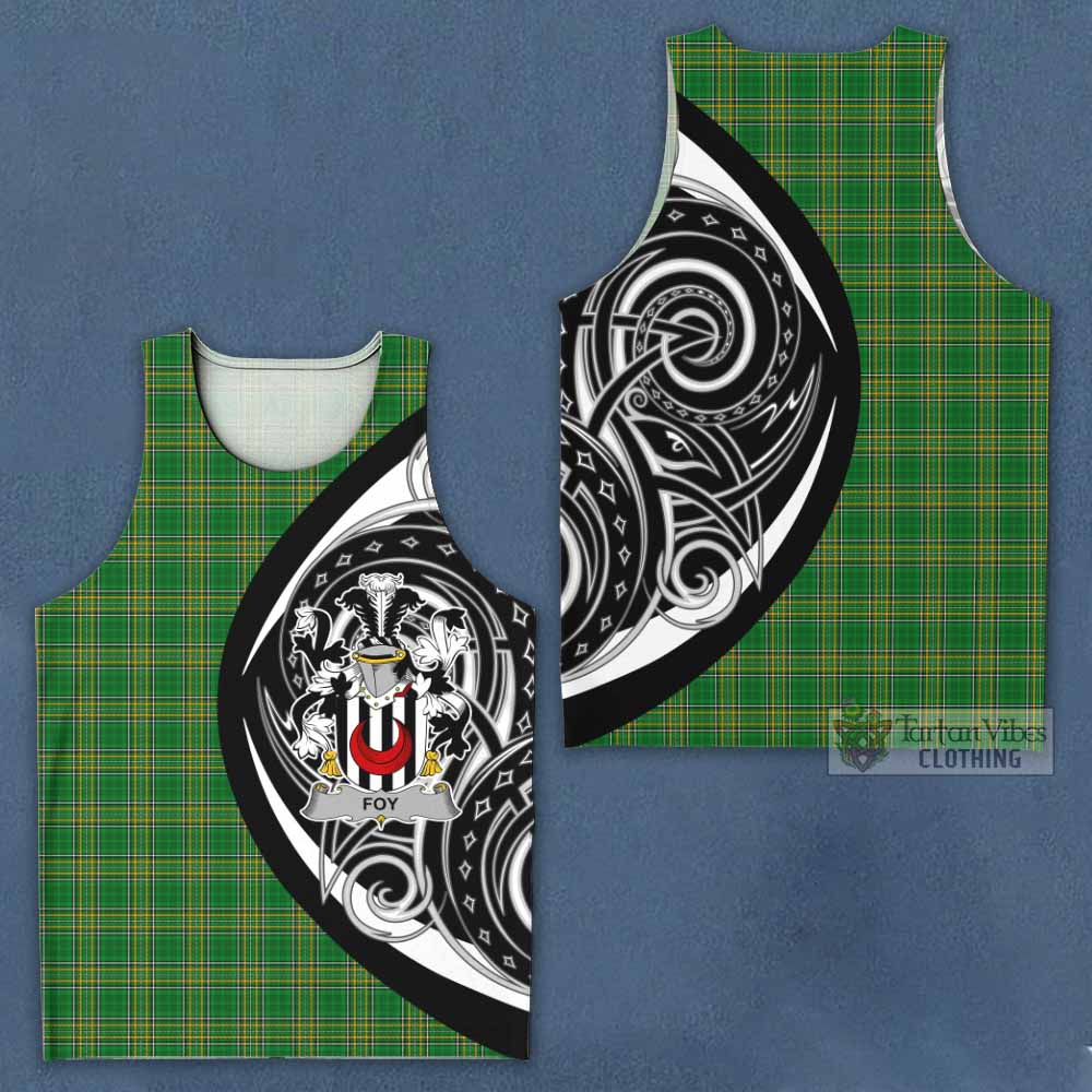 Tartan Vibes Clothing Foy Irish Clan Men's Tank Top Celtic Circle Style