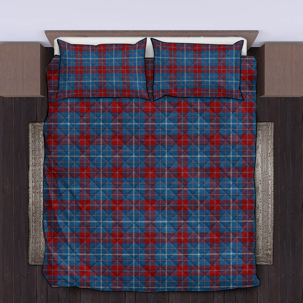 Frame Tartan Quilt Bed Set King - Tartan Vibes Clothing