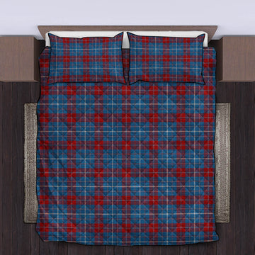 Frame Tartan Quilt Bed Set King - Tartan Vibes Clothing