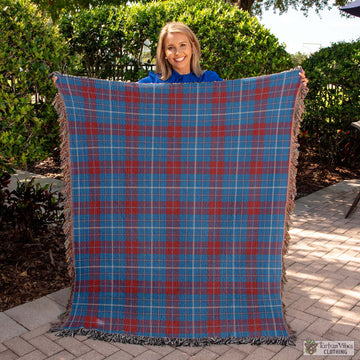 Frame Tartan Woven Blanket