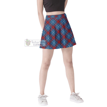 Tartan Vibes Clothing Frame Tartan Women's Plated Mini Skirt