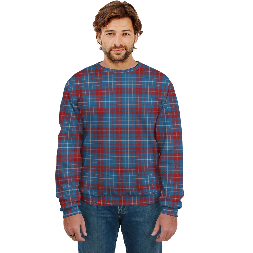 frame-tartan-sweatshirt