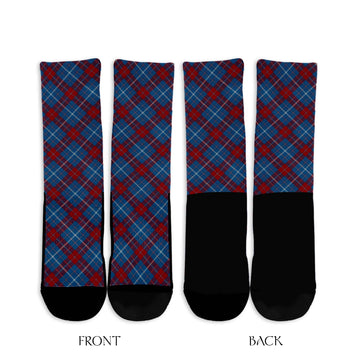 Frame Tartan Crew Socks Cross Tartan Style - Tartanvibesclothing