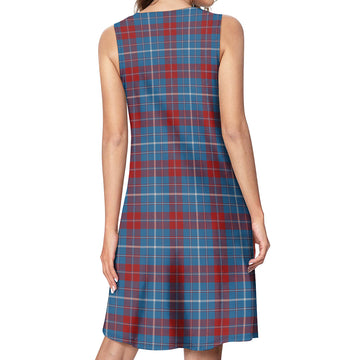 Frame Tartan Womens Casual Dresses - Tartanvibesclothing