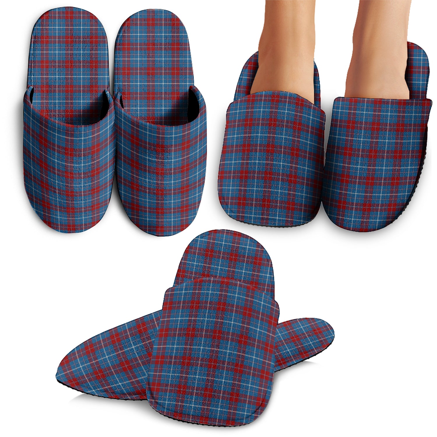 Frame Tartan Home Slippers - Tartanvibesclothing