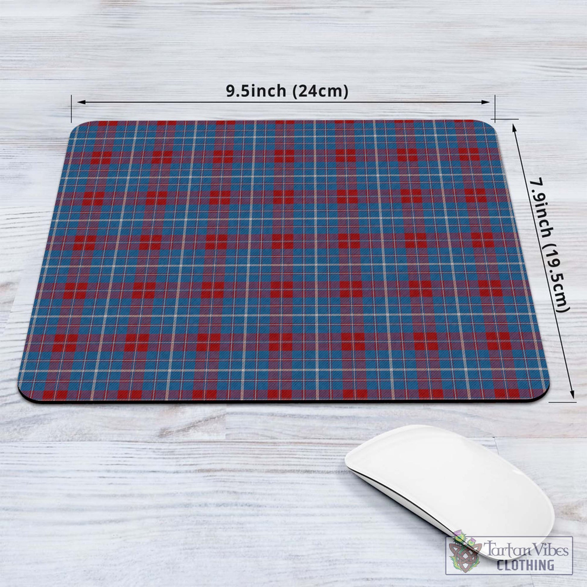 Tartan Vibes Clothing Frame Tartan Mouse Pad