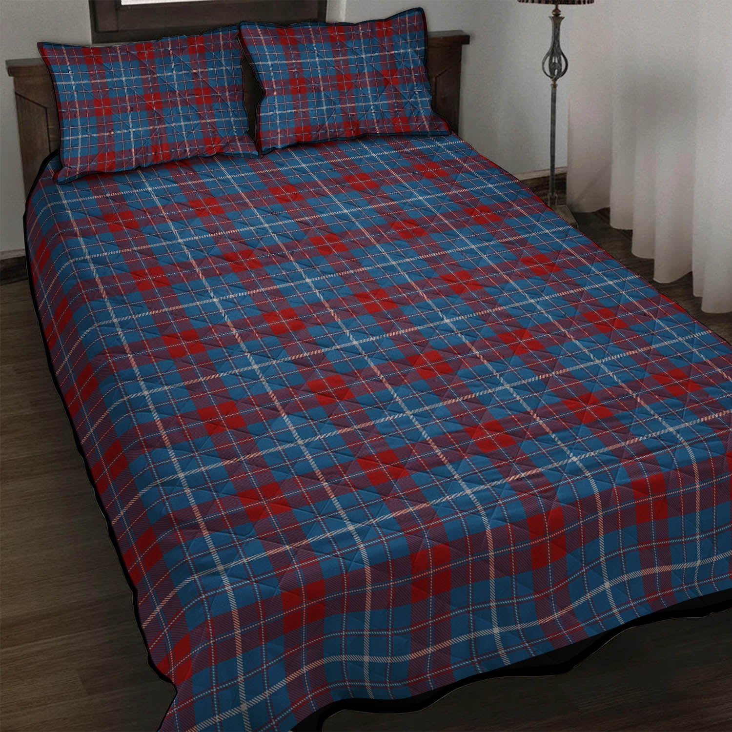 Frame Tartan Quilt Bed Set - Tartan Vibes Clothing