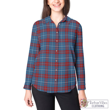 Frame Tartan Womens Casual Shirt