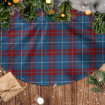 Frame Tartan Christmas Tree Skirt
