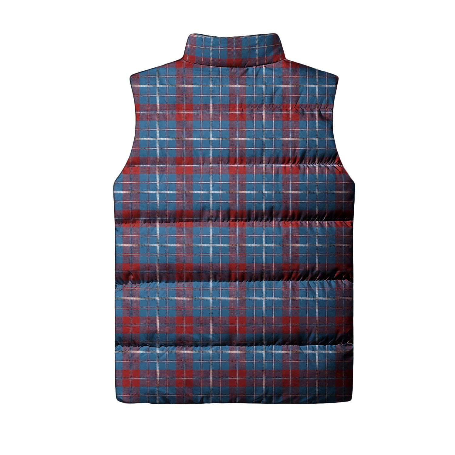 Frame Tartan Sleeveless Puffer Jacket Unisex L - Tartan Vibes Clothing