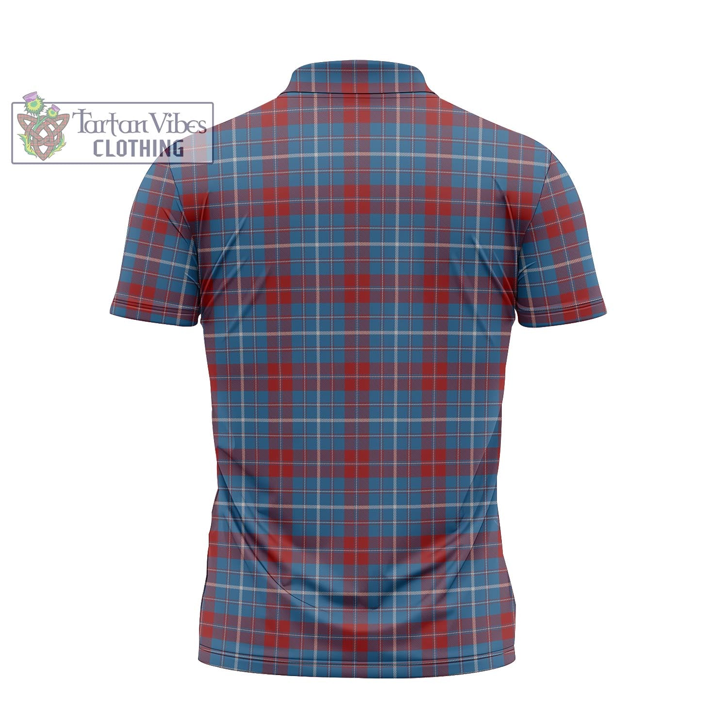 Tartan Vibes Clothing Frame Tartan Zipper Polo Shirt