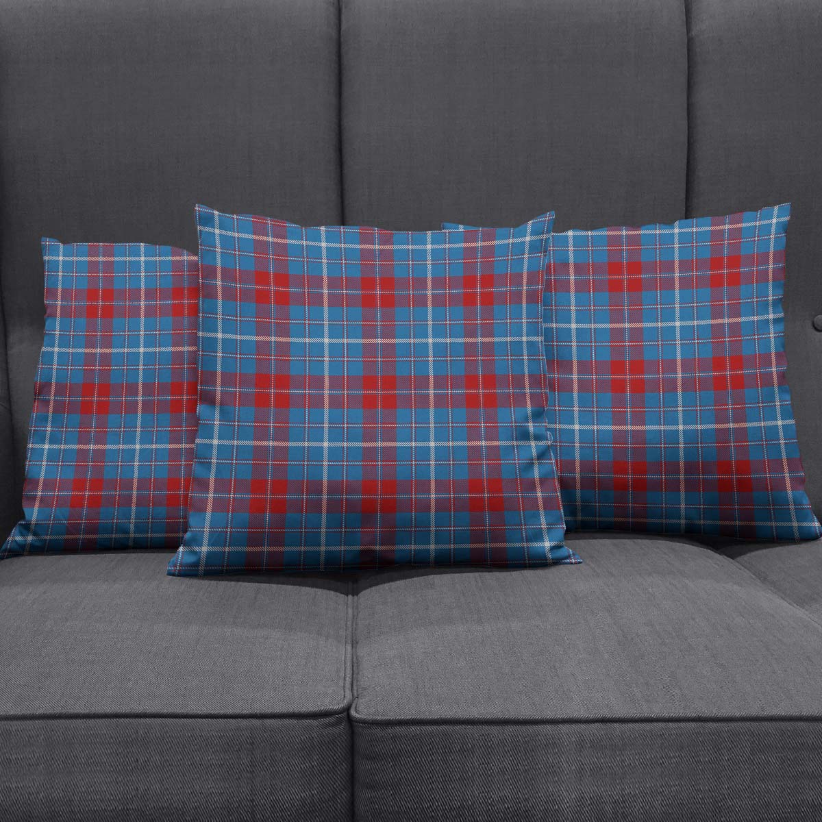 Frame Tartan Pillow Cover - Tartanvibesclothing