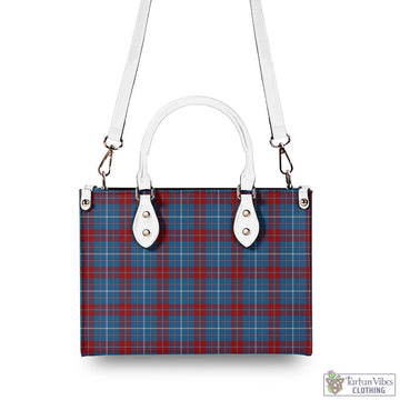 Frame Tartan Luxury Leather Handbags - Tartan Vibes Clothing