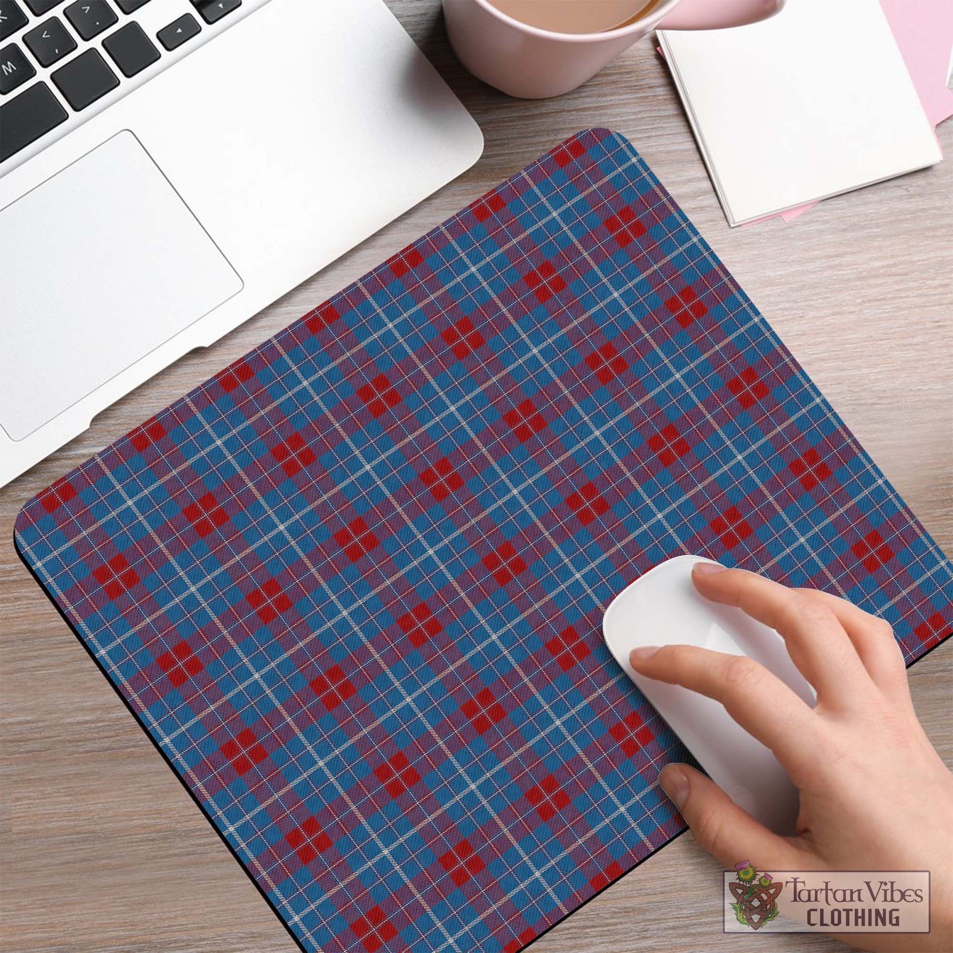Tartan Vibes Clothing Frame Tartan Mouse Pad