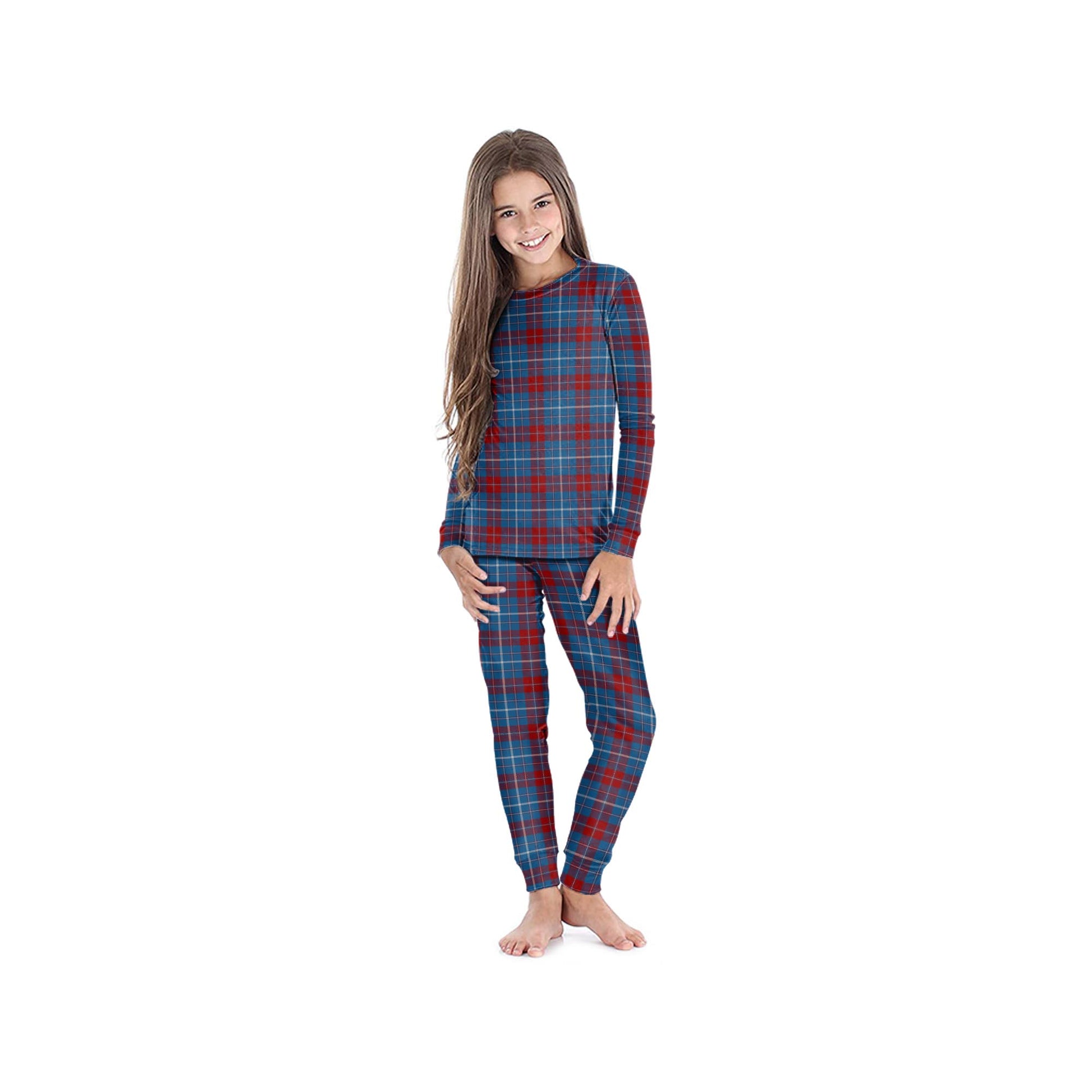 Frame Tartan Pajamas Family Set - Tartan Vibes Clothing