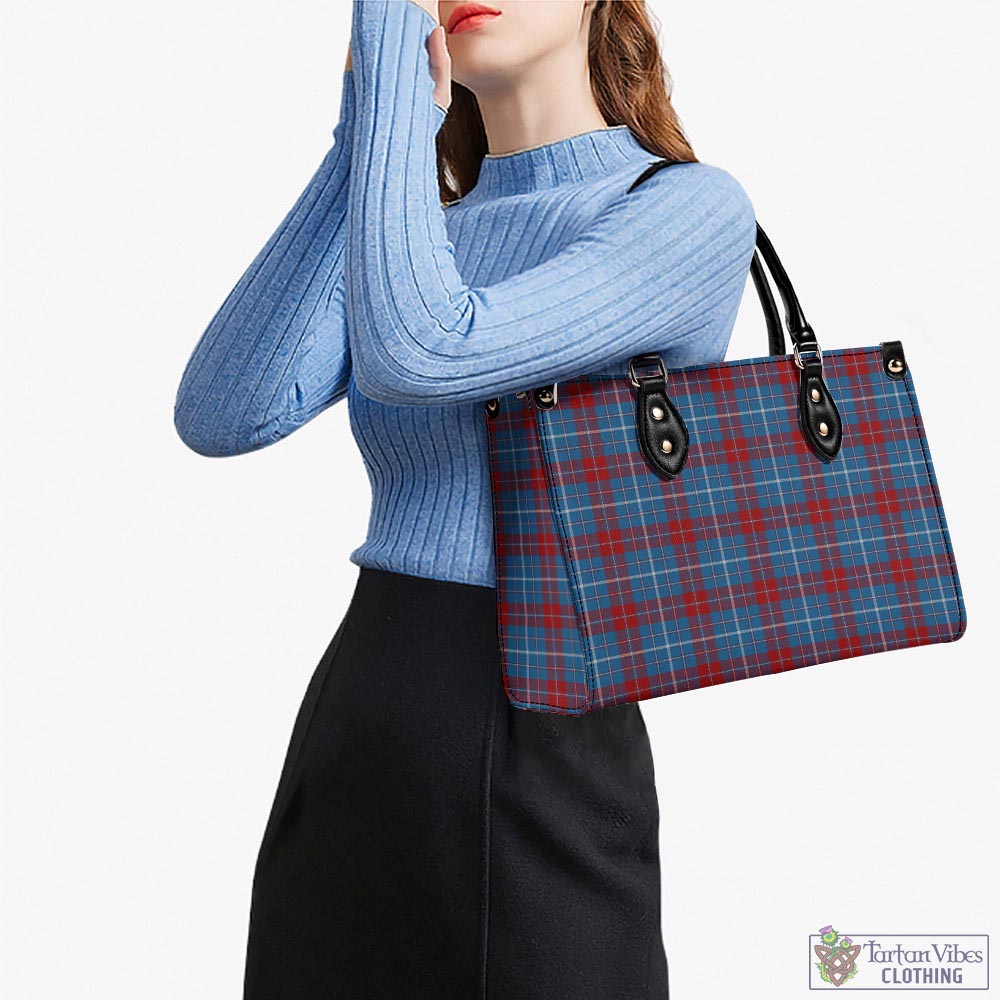 Tartan Vibes Clothing Frame Tartan Luxury Leather Handbags
