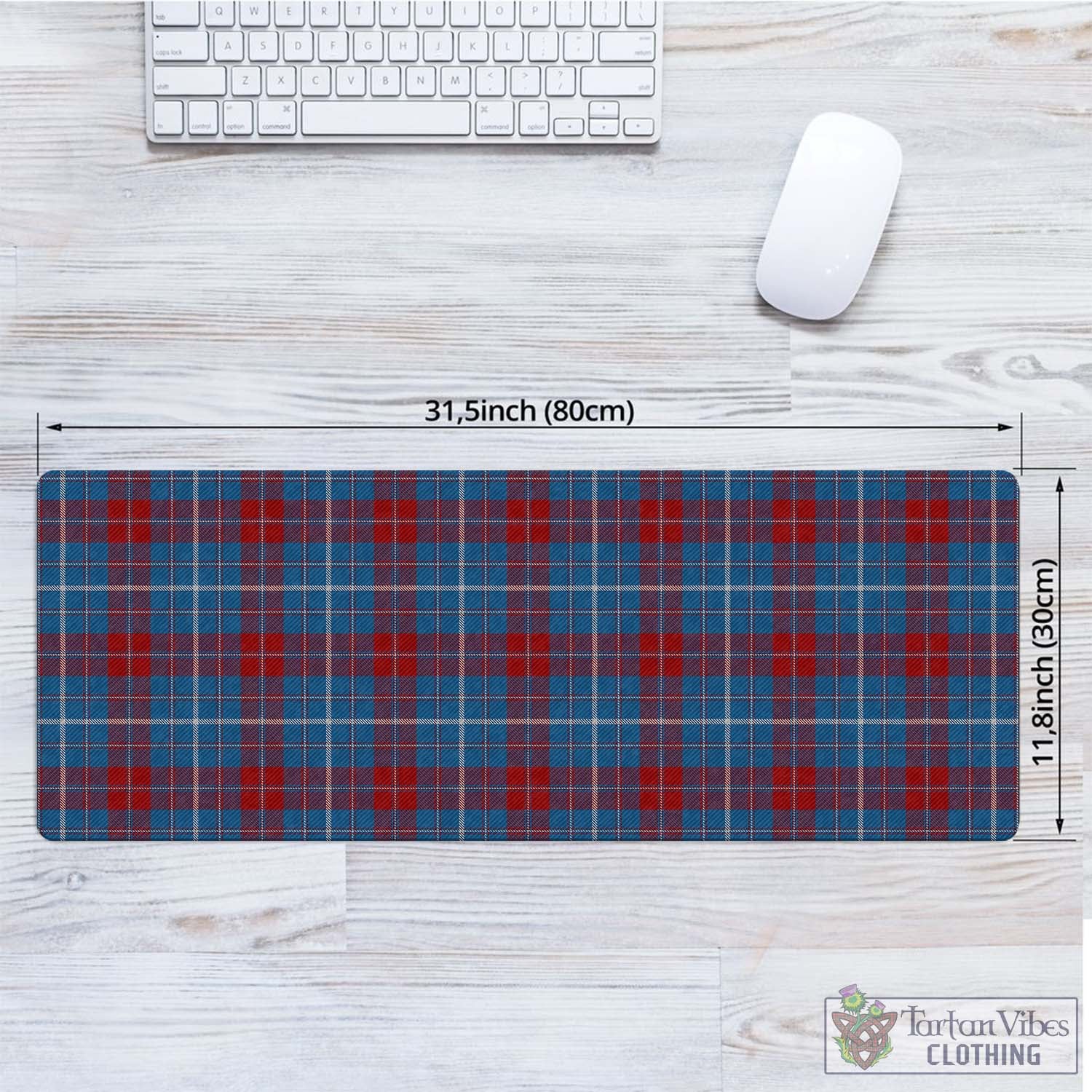 Tartan Vibes Clothing Frame Tartan Mouse Pad