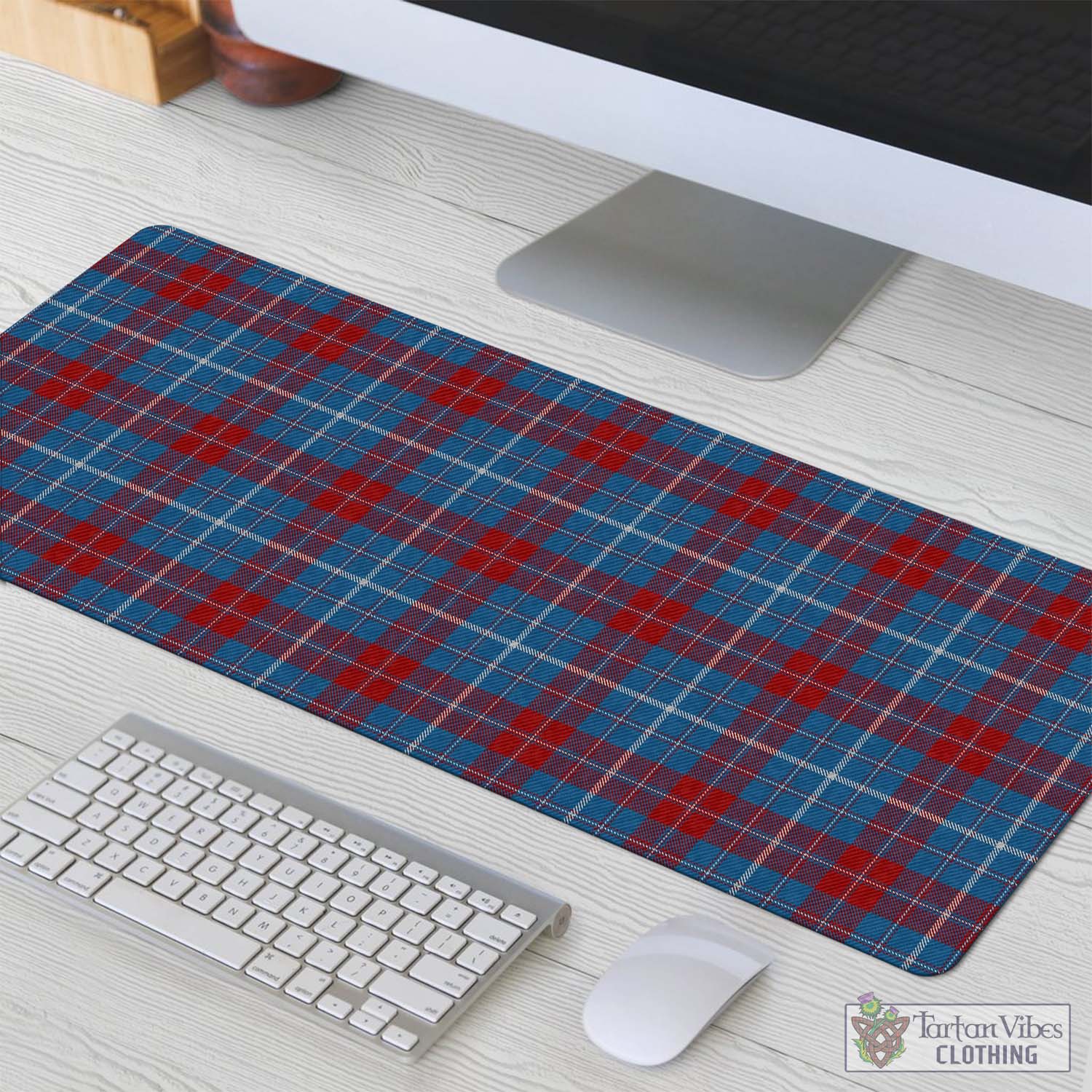 Tartan Vibes Clothing Frame Tartan Mouse Pad