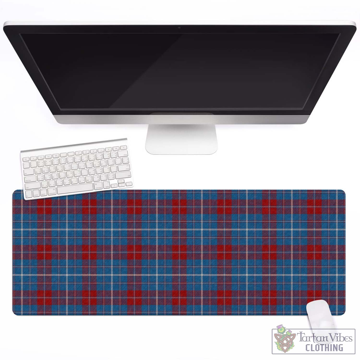 Tartan Vibes Clothing Frame Tartan Mouse Pad