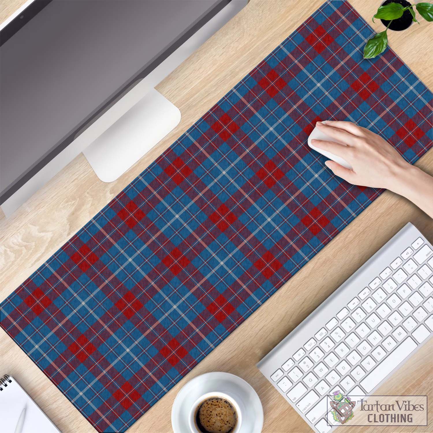 Tartan Vibes Clothing Frame Tartan Mouse Pad