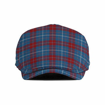 Frame Tartan Jeff Cap, Tartan Flat Cap