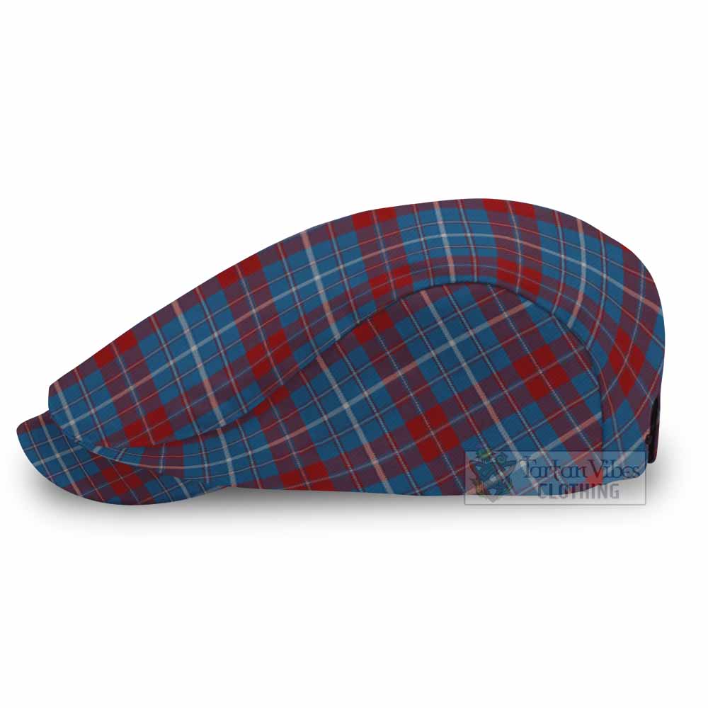 Frame Tartan Jeff Cap, Tartan Flat Cap