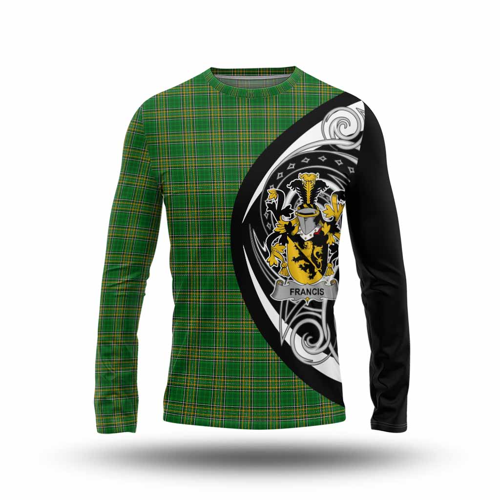 Francis Irish Clan Long Sleeve T-Shirt Celtic Circle Style Unisex - Tartan Vibes Clothing