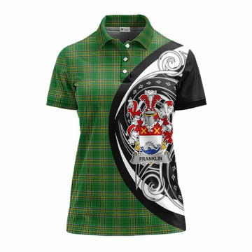 Franklin Irish Clan Women's Polo Shirt Celtic Circle Style Women - Tartan Vibes Clothing