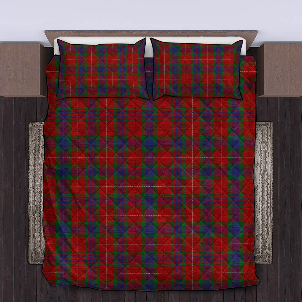 Fraser Tartan Quilt Bed Set King - Tartan Vibes Clothing