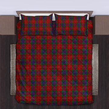 Fraser Tartan Quilt Bed Set King - Tartan Vibes Clothing