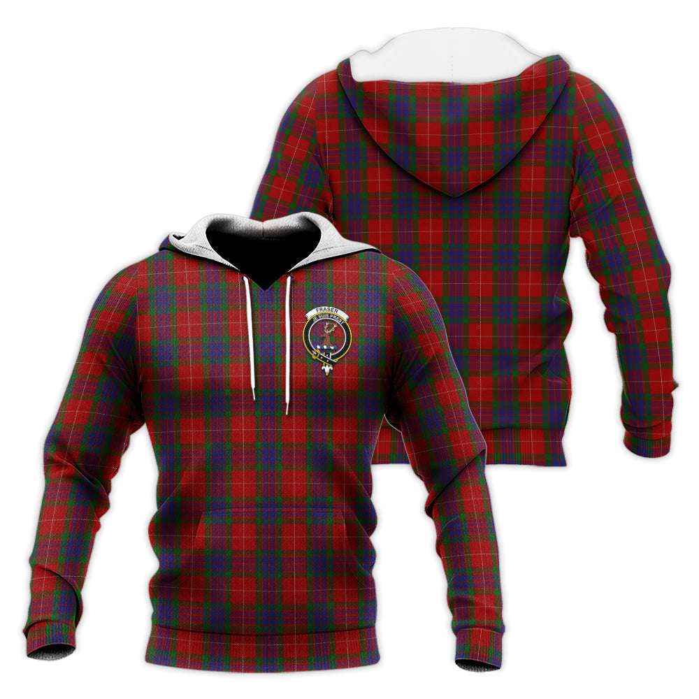 fraser-tartan-knitted-hoodie-with-family-crest